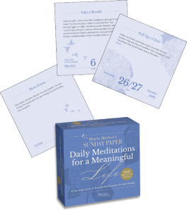 2027 Daily Meditations for a Meaningful Life calendar