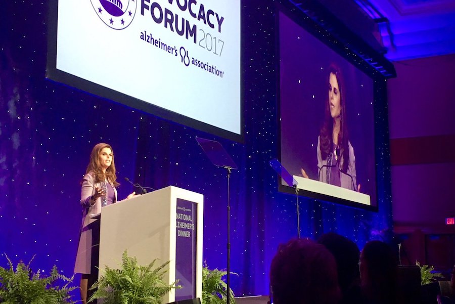 MARIA RECEIVES ALZHEIMER'S ASSOCIATION'S LIFETIME ACHIVEMENT AWARD