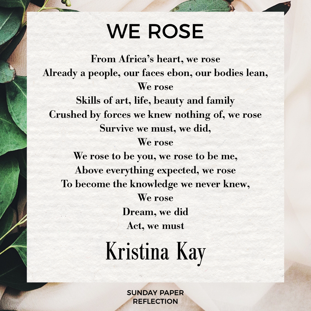 "We Rose" by Kristina Kay