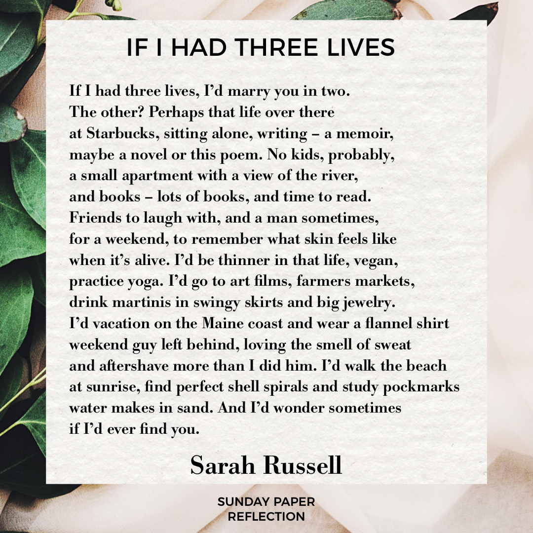 If I Had Three Lives by Sarah Russell