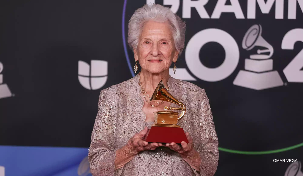 After Deciding to Finally Follow Her Dream, 95-Year-Old Grandmother Angela Alvarez Wins Her First Latin Grammy