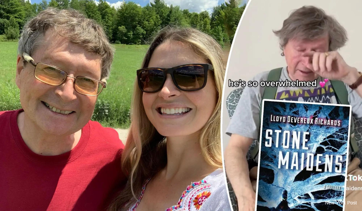 10 Years After This Man Finished Writing a Book, His Daughter Made His Dreams Come True Through TikTok