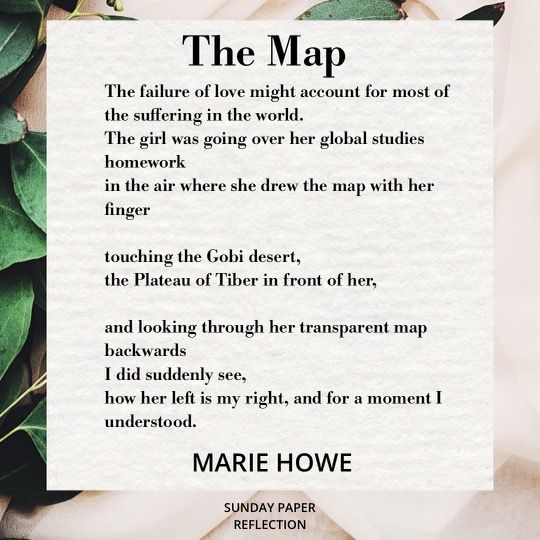 The Map by Marie Howe
