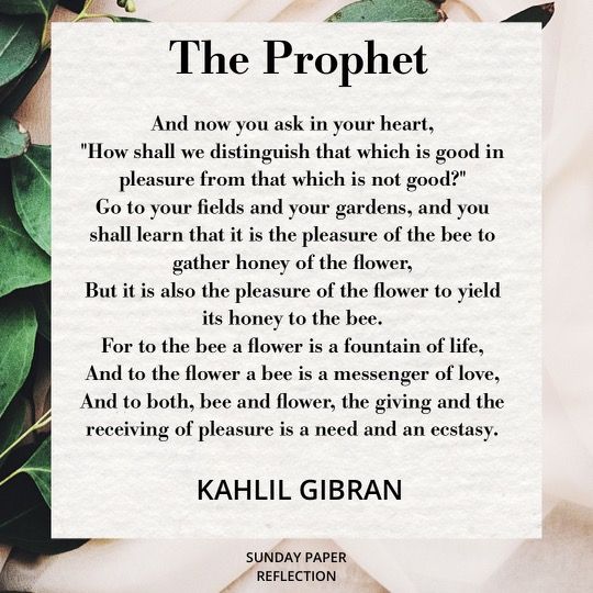 The Prophet by Kahlil Gibran