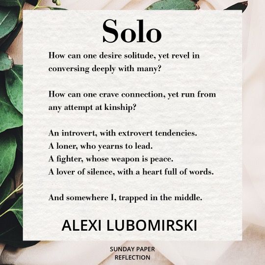Solo by Alexi Lubomirski