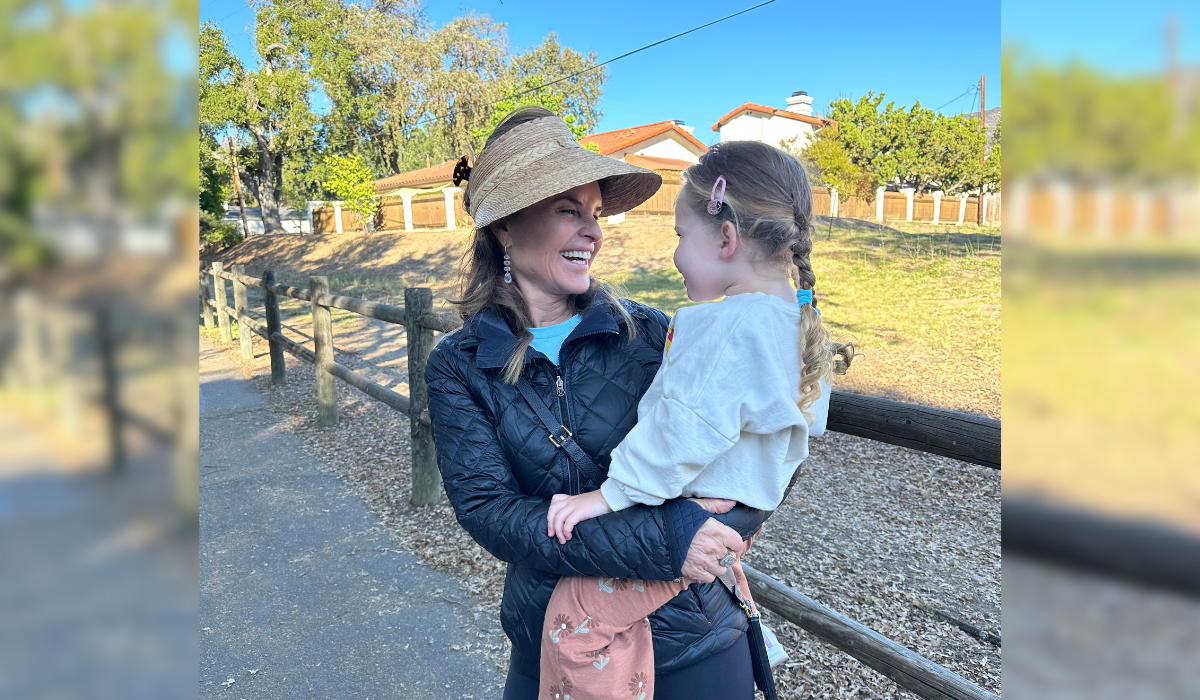 Maria and her granddaughter Lyla.