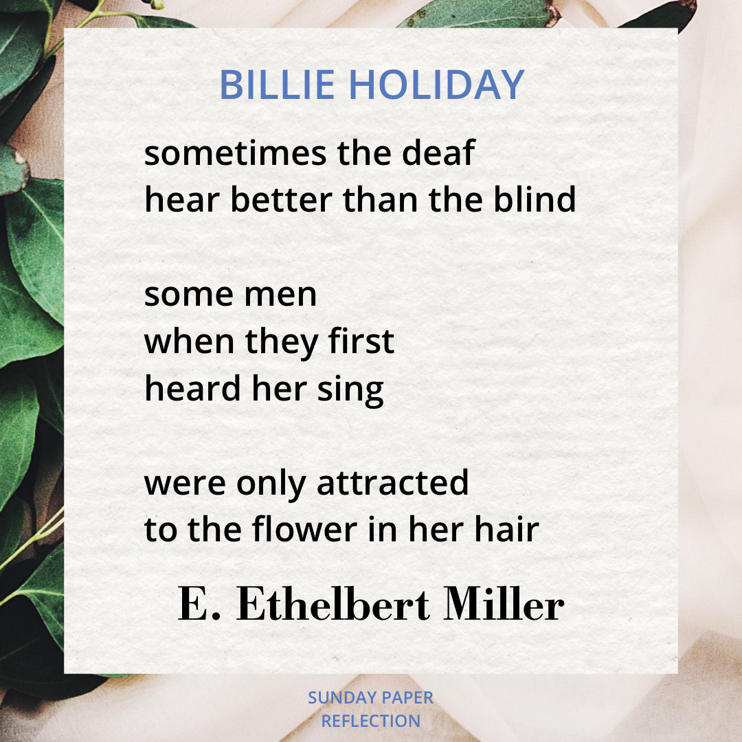 Billie Holiday by E. Ethelbert Miller