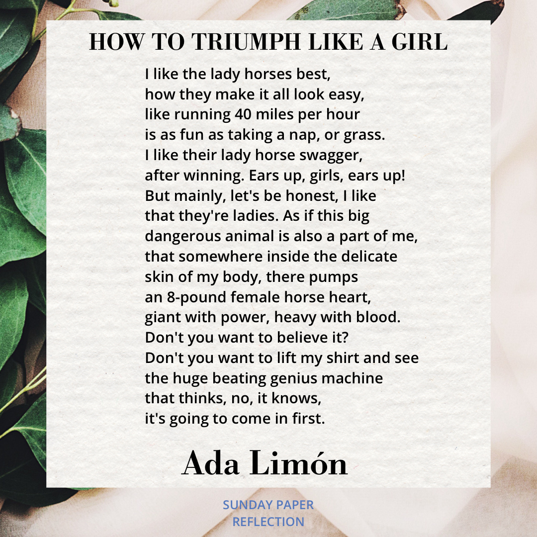 How to Triumph Like a Girl by Ada Limón