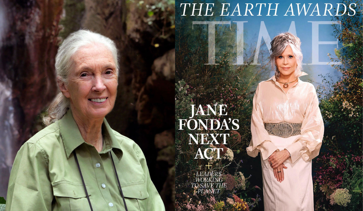 Jane Goodall and Jane Fonda.