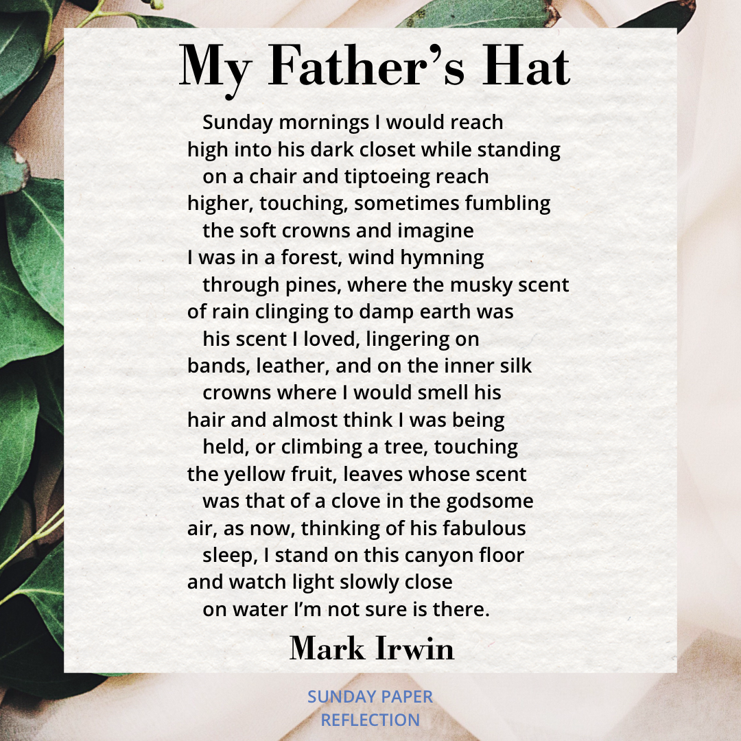 My Father's Hat by Mark Irwin