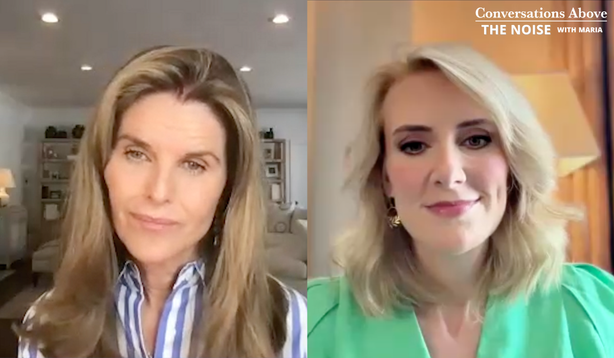 Maria Shriver and Sharon Says So McMahon.