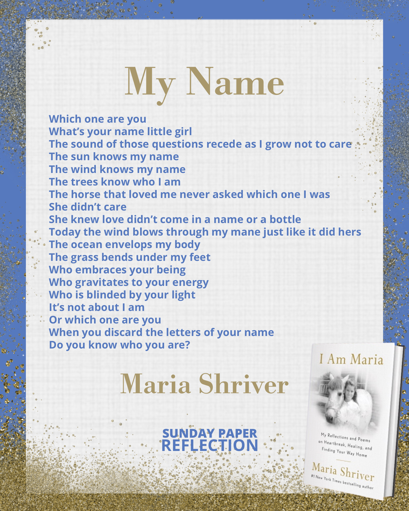 My Name by Maria Shriver