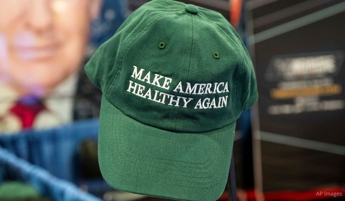 “Make America Healthy Again” hat at the Conservative Political Action Conference. AP Images.