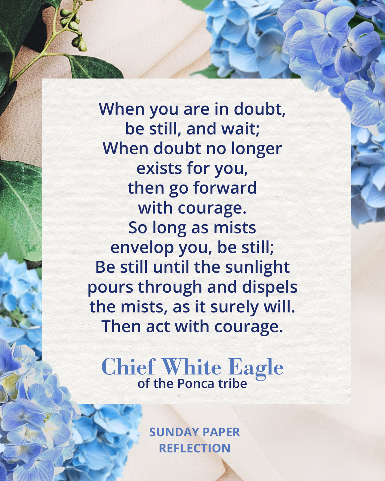 Chief White Eagle of the Ponca Tribe