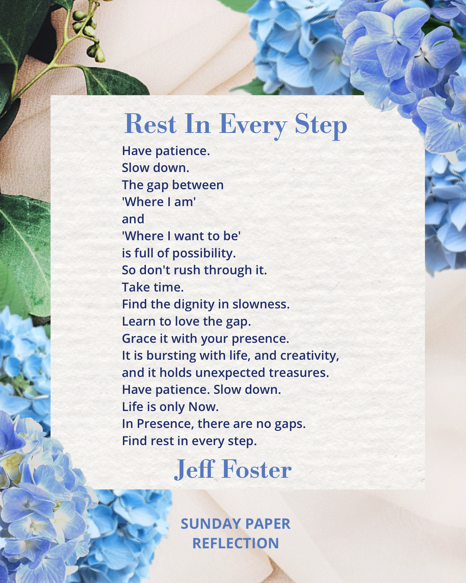 Rest In Every Step by Jeff Foster