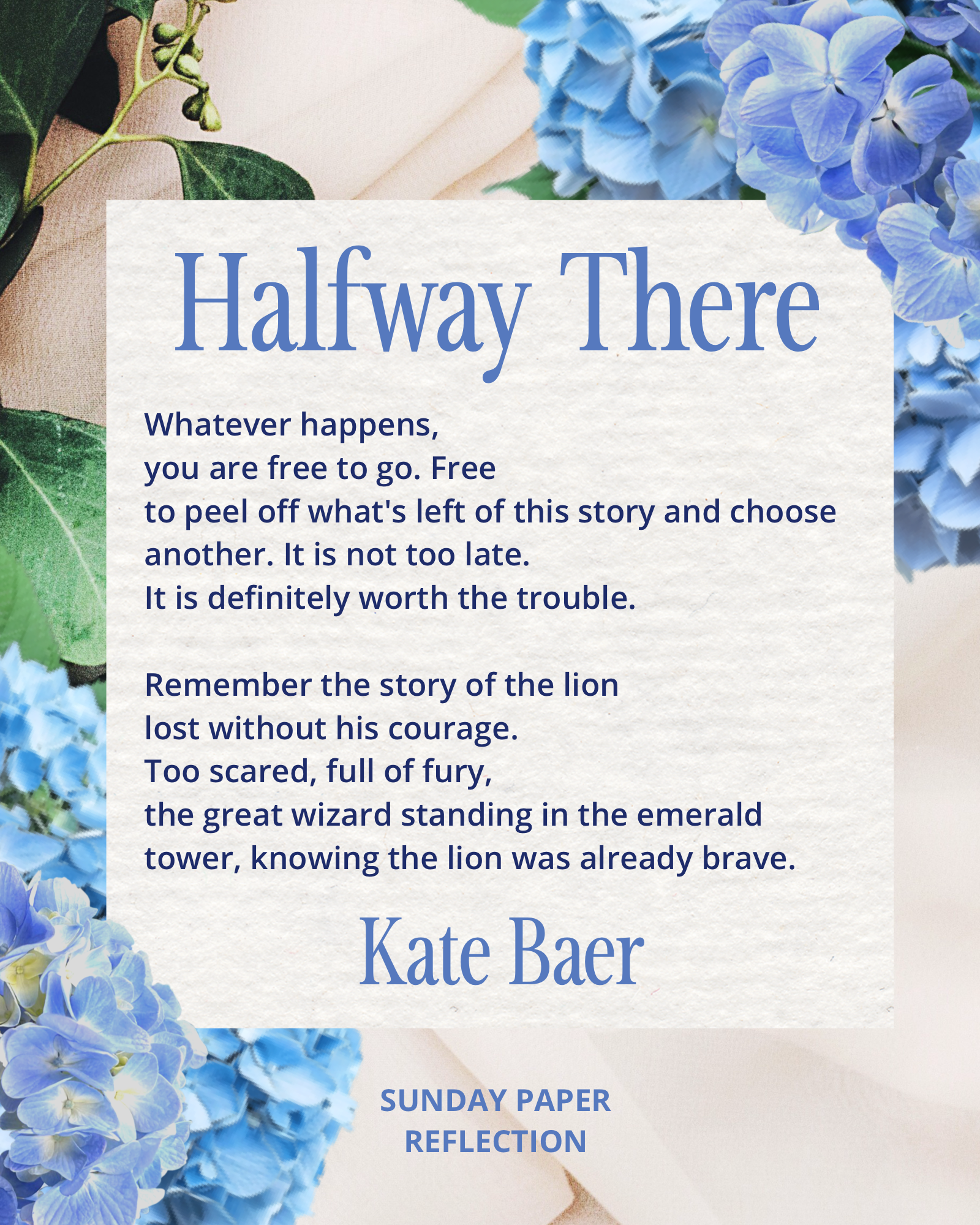 Halfway There by Kate Baer