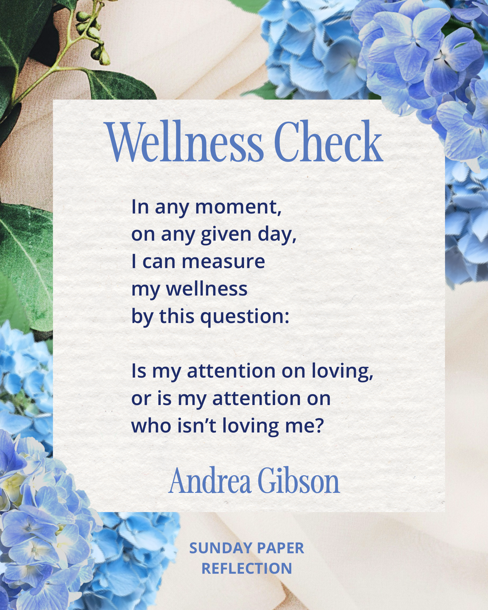 Wellness Check