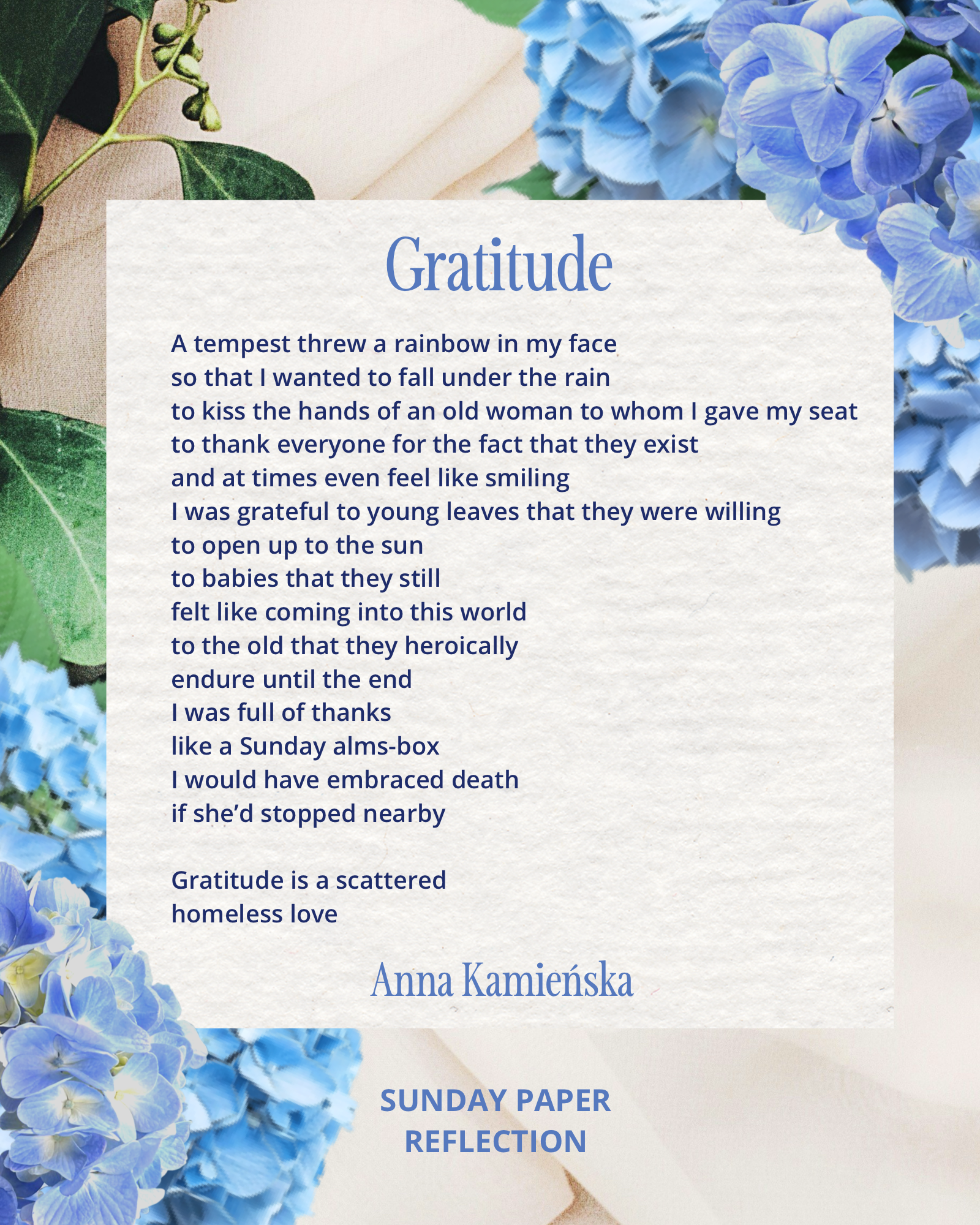 Gratitude