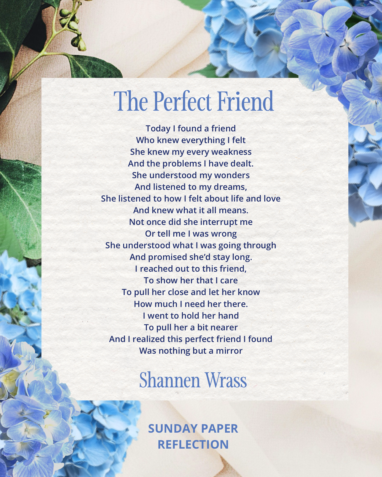 The Perfect Friend by Shannen Wrass