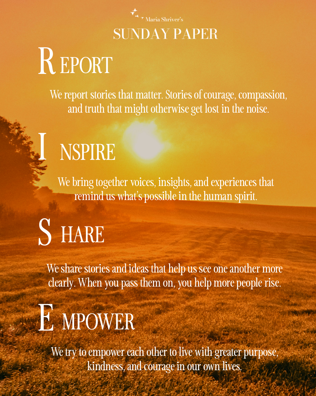 Maria's RISE Acronym