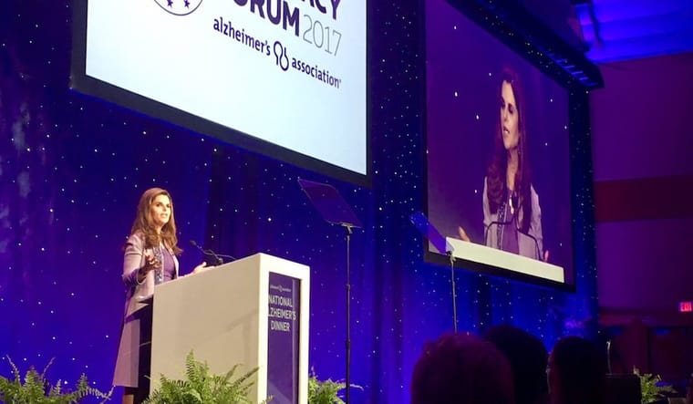 MARIA RECEIVES ALZHEIMER'S ASSOCIATION'S LIFETIME ACHIVEMENT AWARD