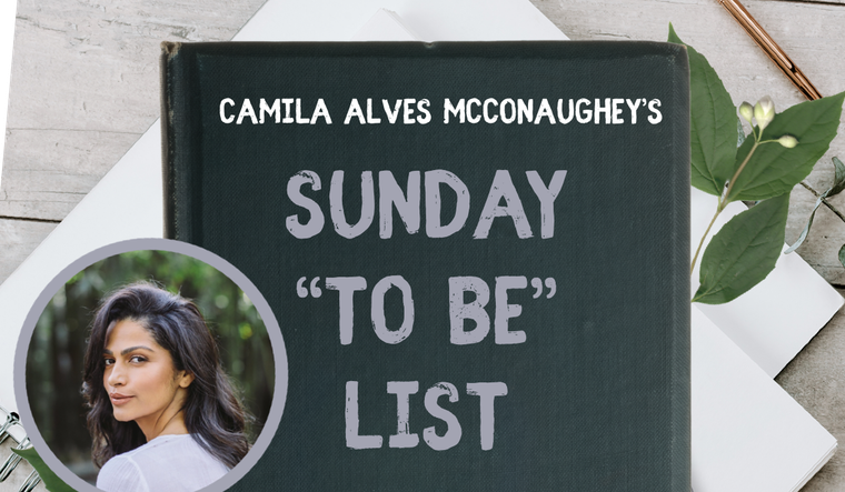 My Sunday "To Be" List
