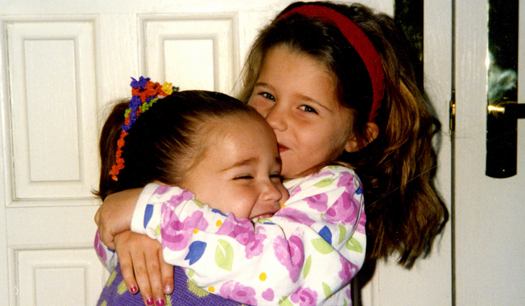 Katherine Schwarzenegger Pratt & Christina Schwarzenegger on National Sisters Day