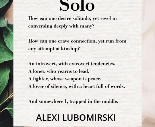 Solo by Alexi Lubomirski