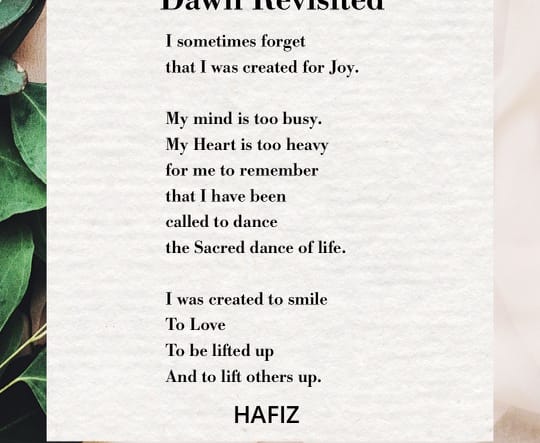 Dawn Revisited by Hafez