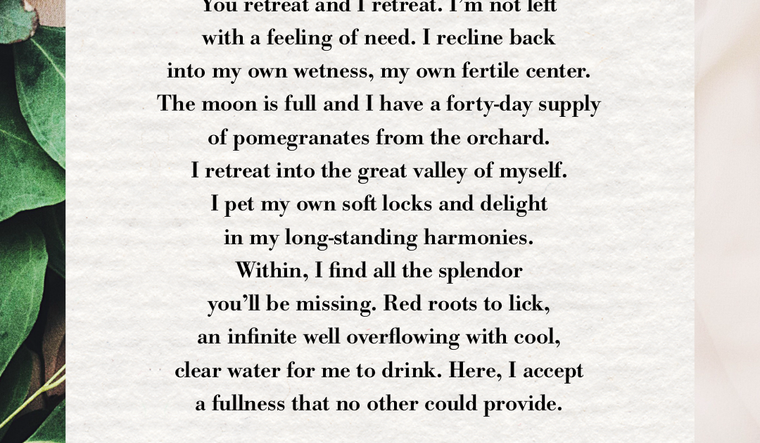 The Great Valley of Myself by Jacqueline Suskin