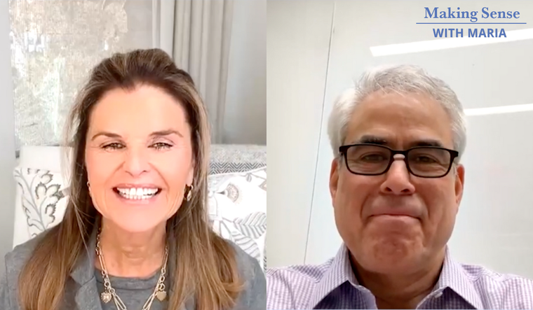 Maria Shriver and Jonathan Haidt, author of The Anxious Generation.