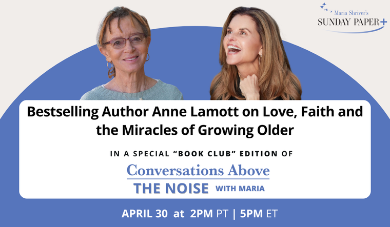 Conversation Above the Noise with Maria April 30 at 2PM PT | 5 PM ET