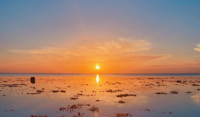 A morning sunrise.