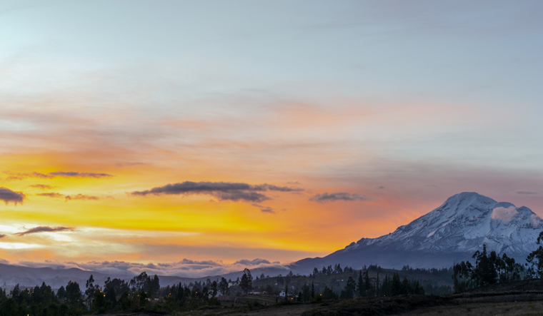 Mountain scenery.