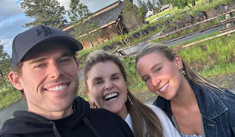 Maria, her son Christopher and Christopher's girlfriend.