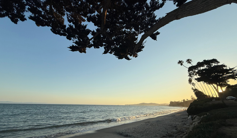 Beach sunset.