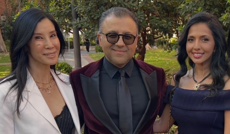 Lisa Ling, Varun Soni, and Shakti Soni