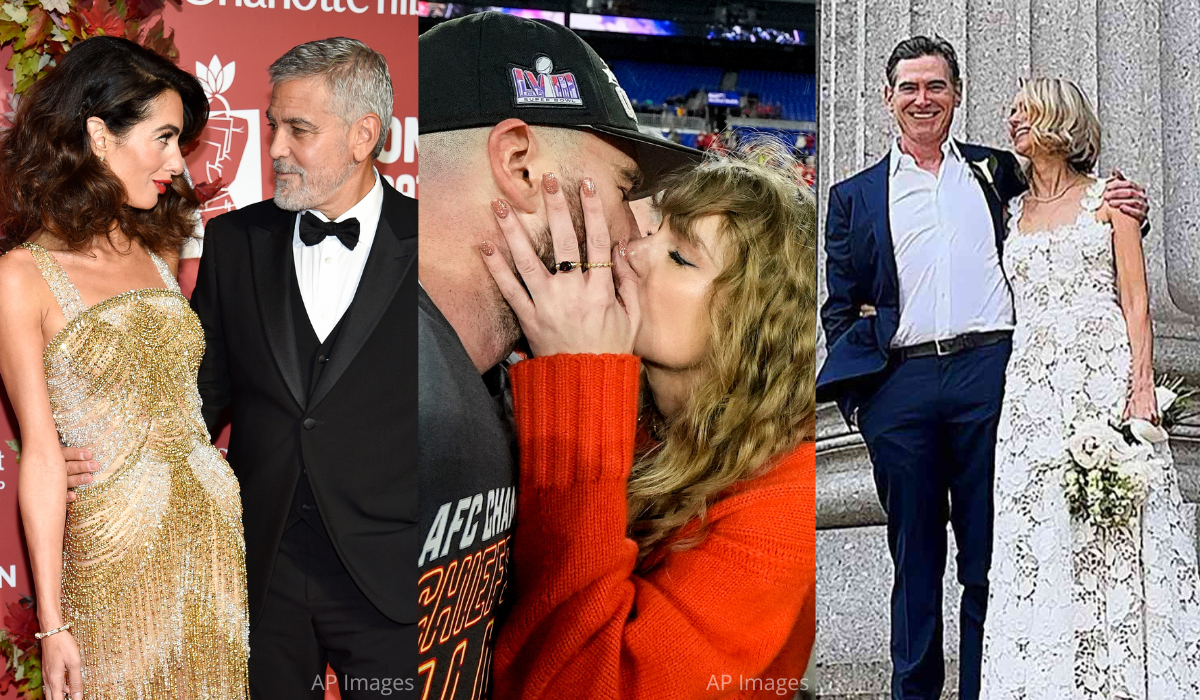 George and Amal Clooney, Travis Kelce and Taylor Swift, Billy Crudup and Naomi Watts